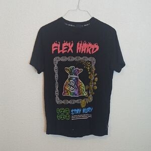 Flex Hard Black Graphic Tee
